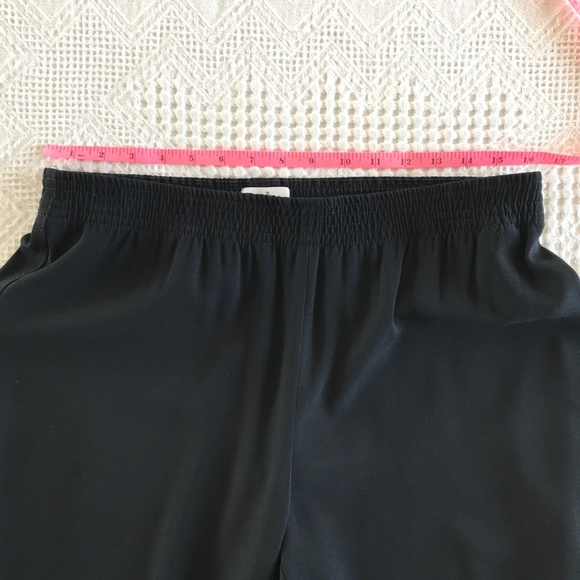 Aritzia Babaton black wide leg pants size 12 elastic waist corporate girlie - Picture 9 of 10